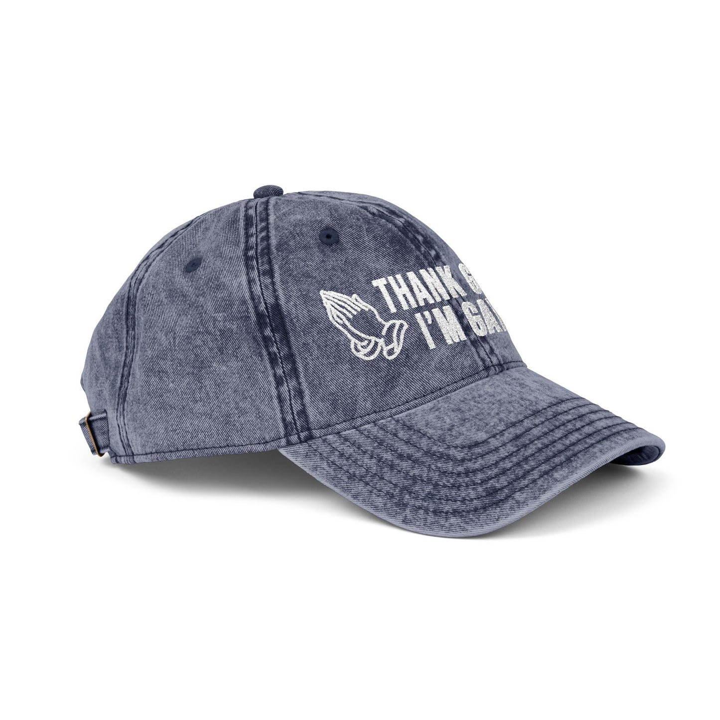 Thank God I’m Gay – Embroidered Retro Cap