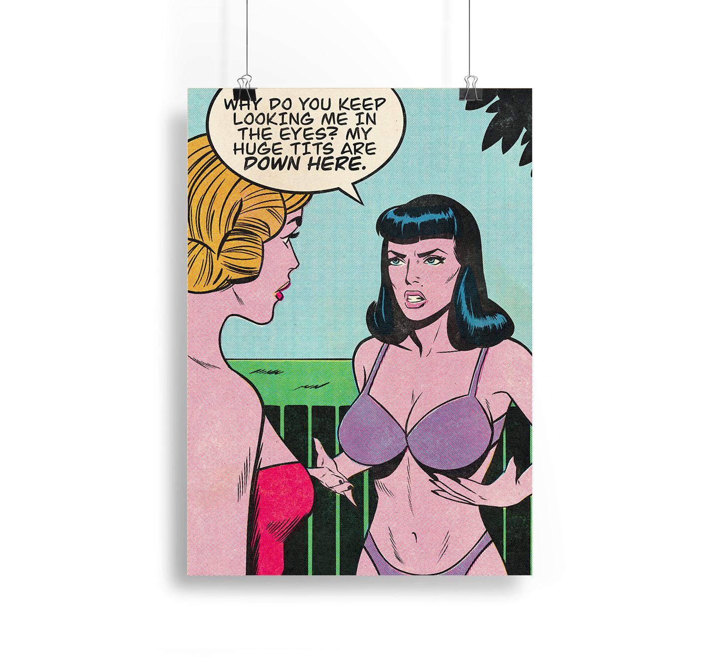 Huge Tits Art Print