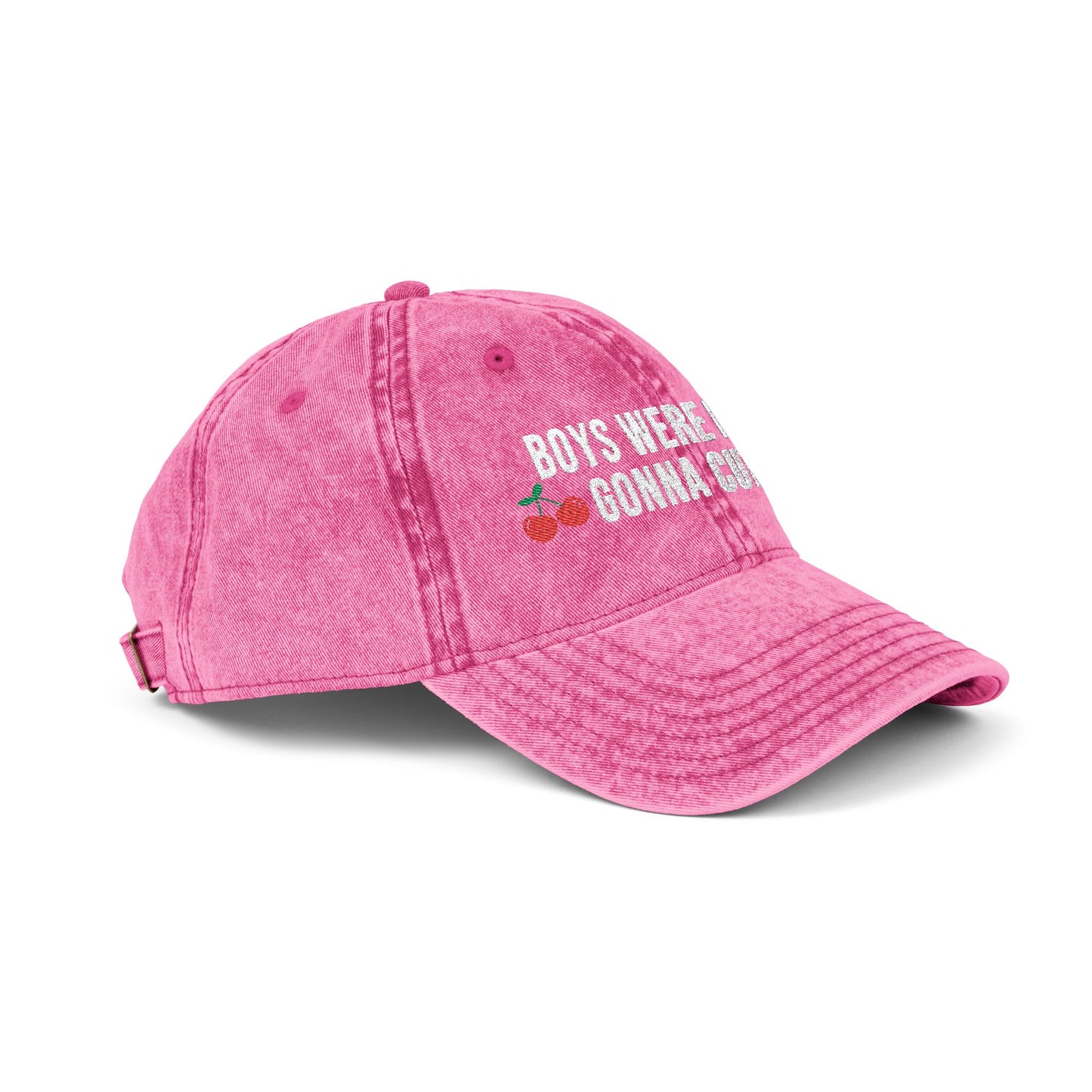 Boys Were Never Gonna Cut It - Embroidered Retro Cap