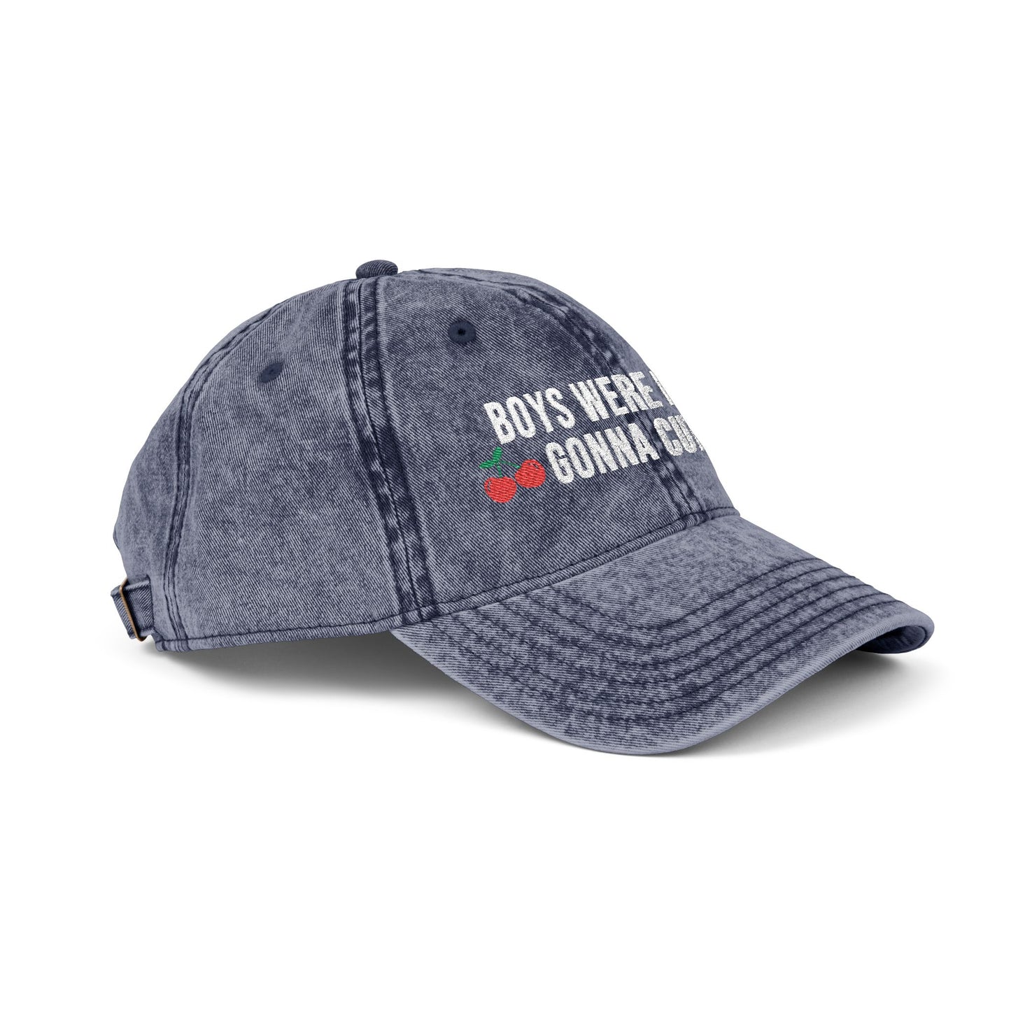 Boys Were Never Gonna Cut It - Embroidered Retro Cap