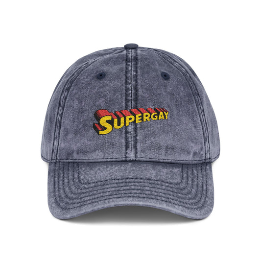 SUPERGAY Cap — Embroidered Retro Cap