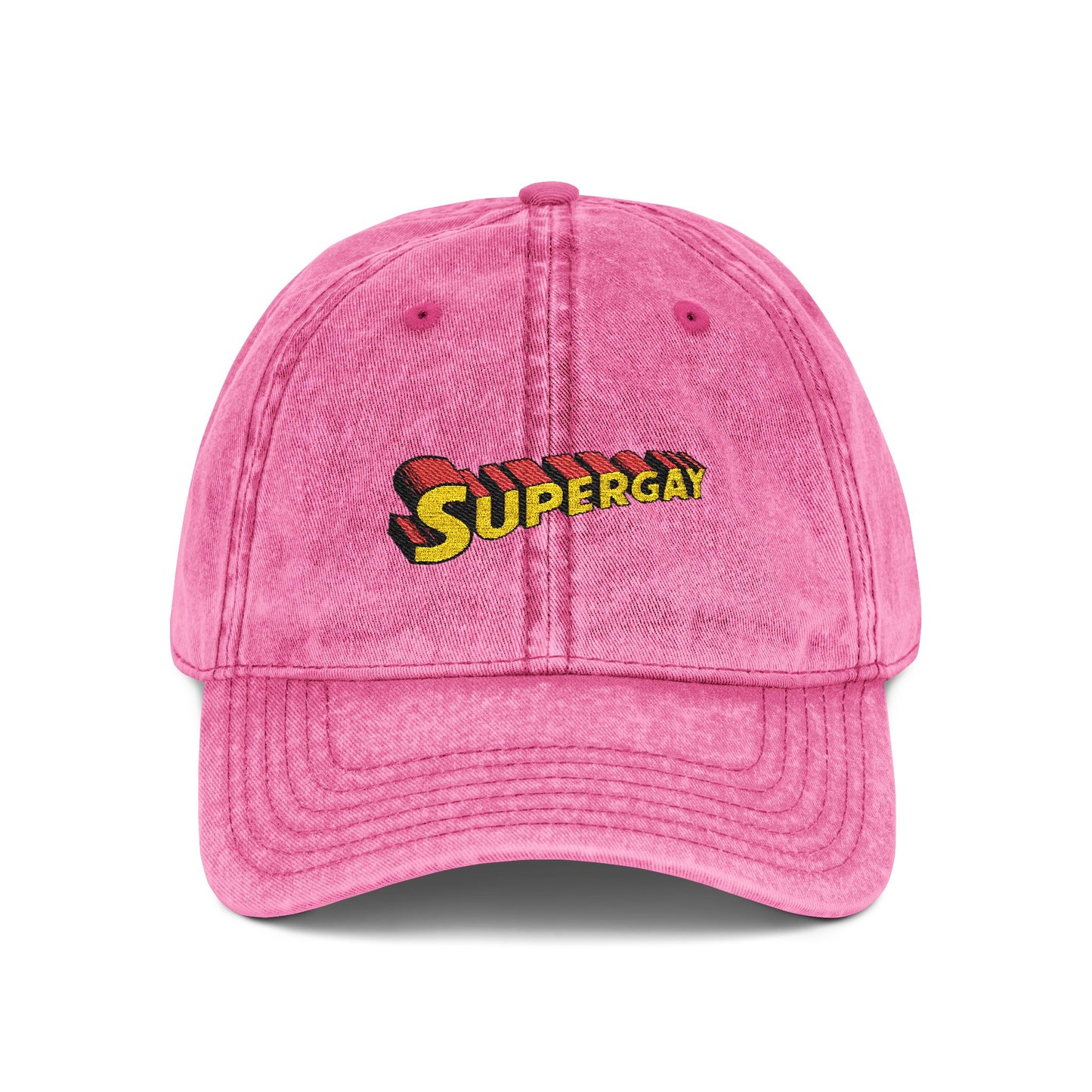 SUPERGAY Cap — Embroidered Retro Cap