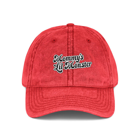 Mommy's Lil Monster — Embroidered Retro Cap