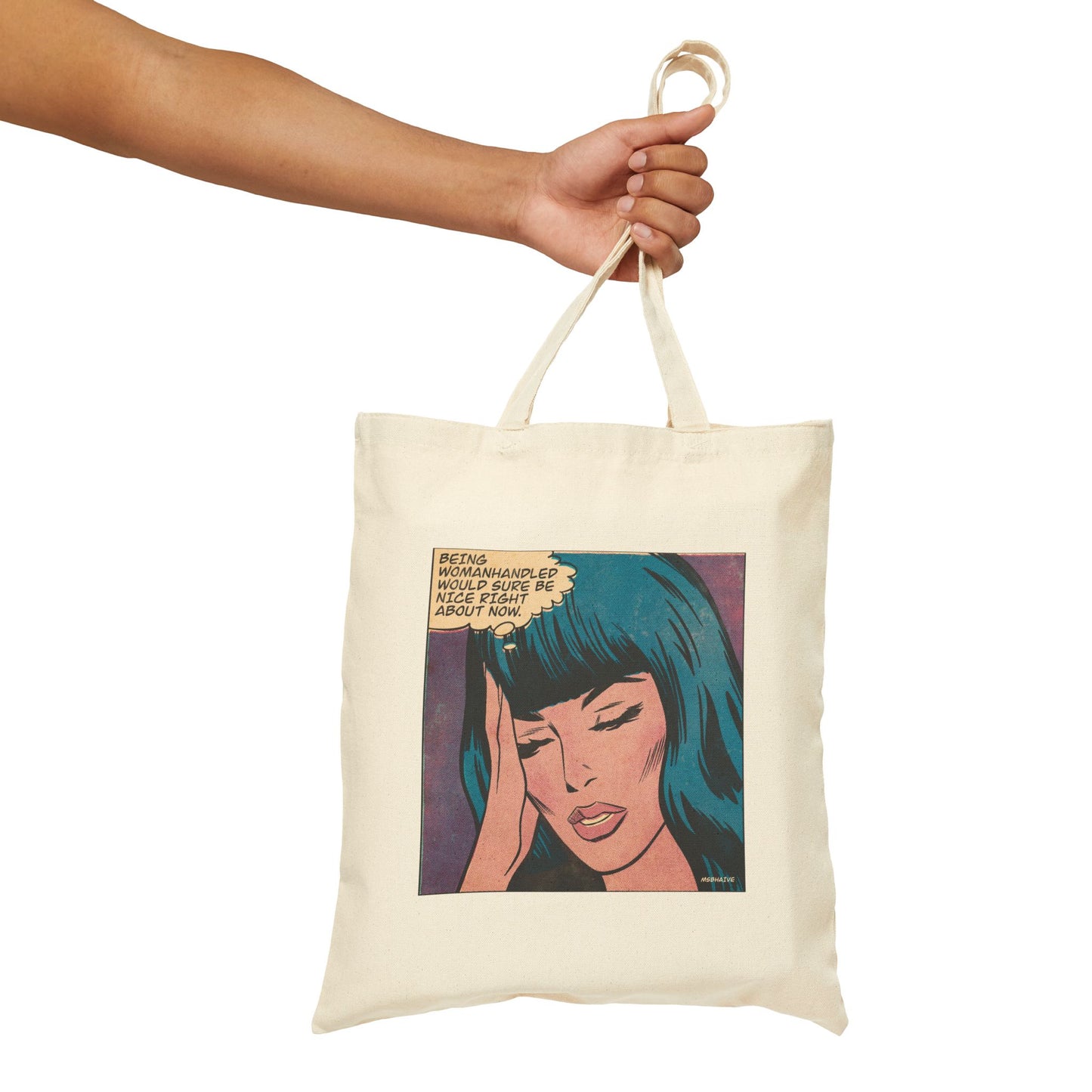 Womanhandled Vintage Pop Art Tote