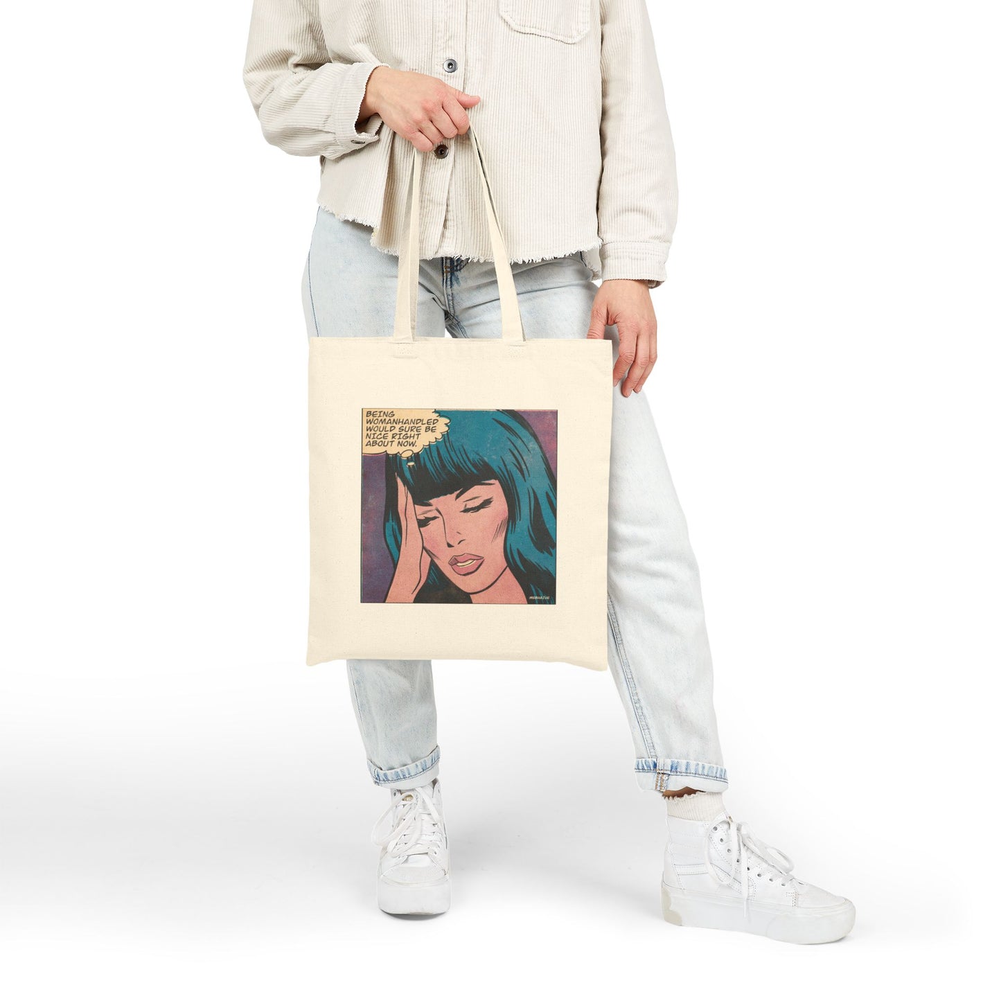 Womanhandled Vintage Pop Art Tote