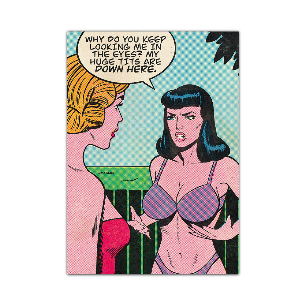 Huge Tits Art Print